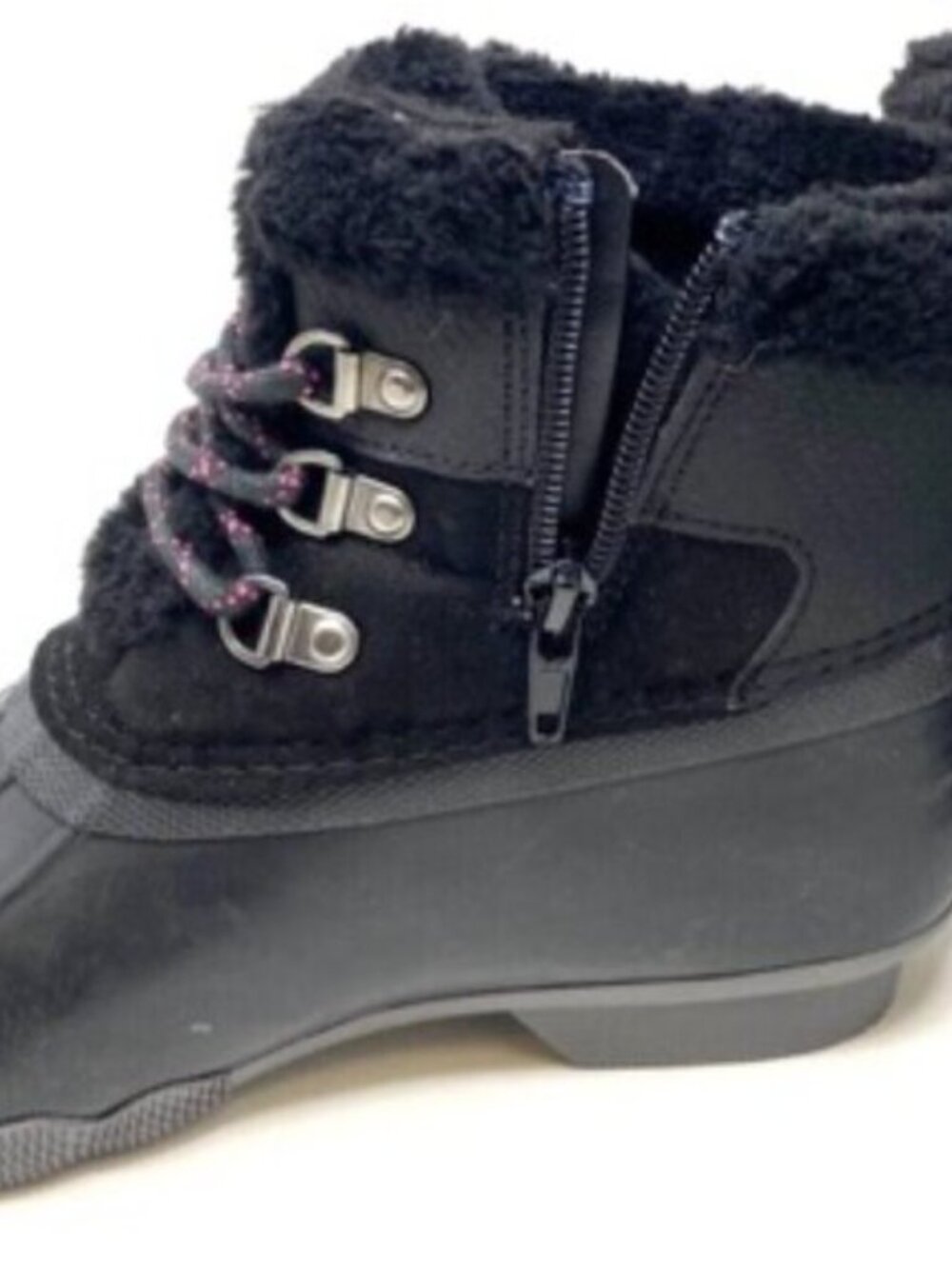 Sperry Alpine STK166416 Winter Snow Rain Saltwater Black Lace Up Women's Size 5 - Picture 8 of 9